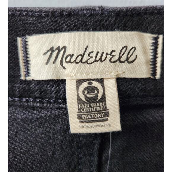 NWT Madewell The Tall '90s Straight Jean Black 24T - Picture 7 of 11